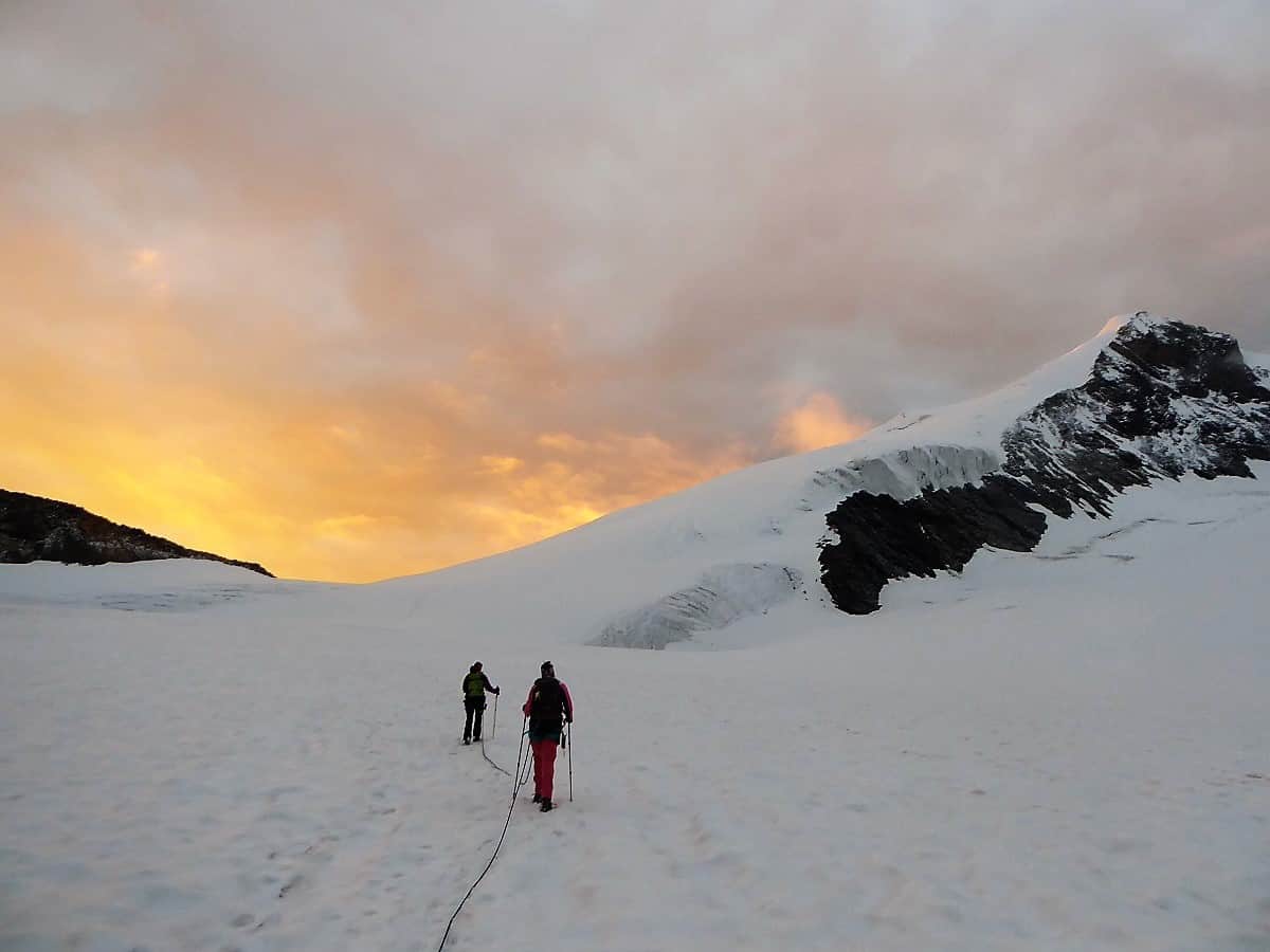 Hochtouren-Kurs mit 4000er Besteigung Sonnenaufgang