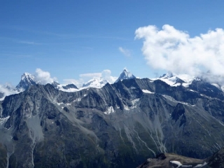 Aiguilles Rouges Arolla Panorama1