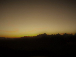 Aiguilles Rouges Arolla Sonnenaufgang