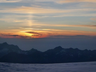 Alphubel Sonnenaufgang
