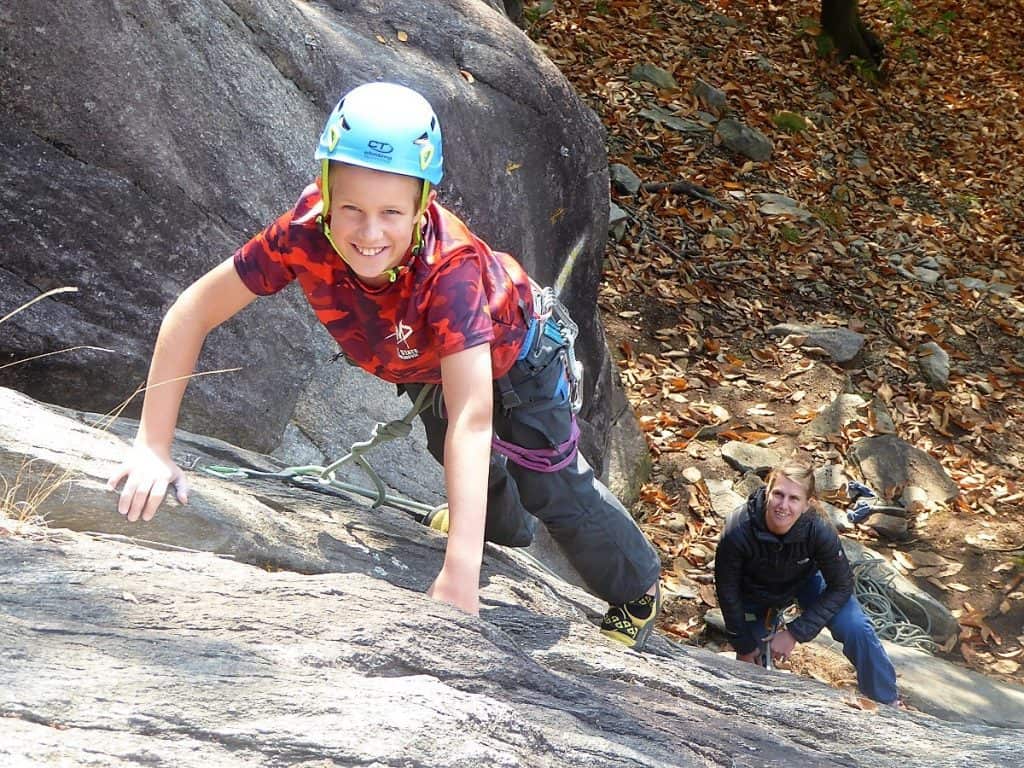 Kinder-Bergsteigen Herbst-Kletterlager