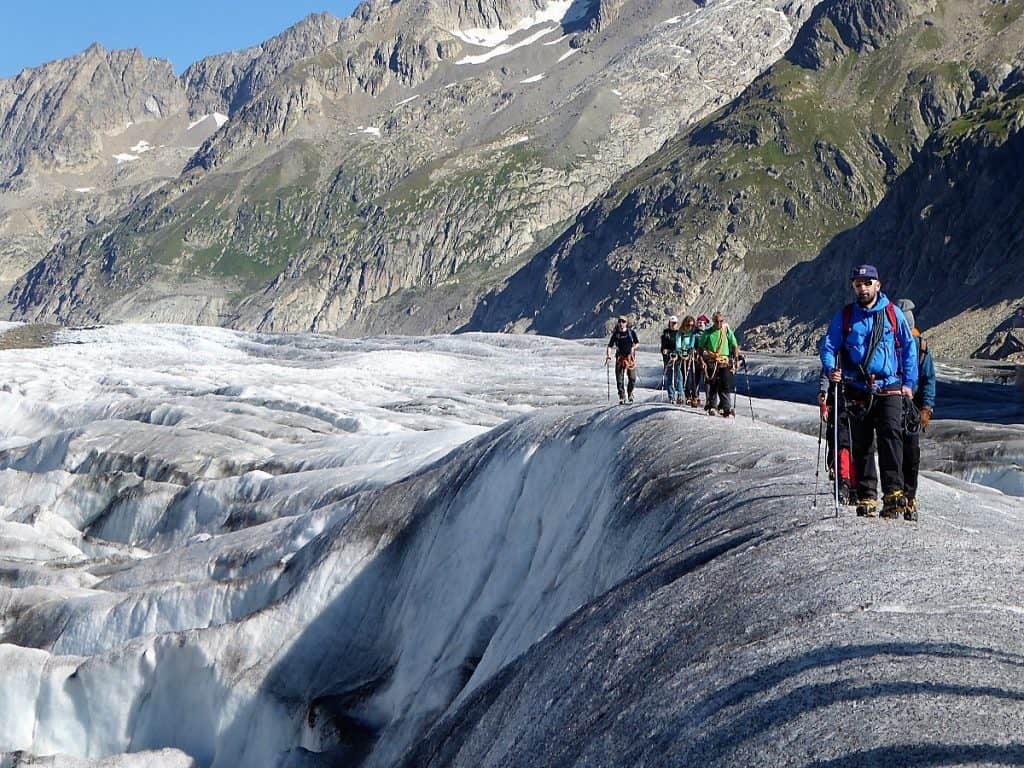 Aletschgletscher-Trekking