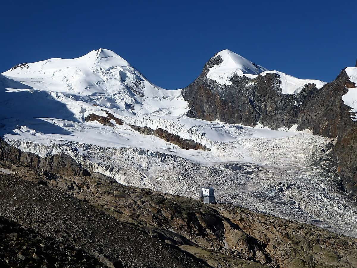 Monte Rosa Hütte Gletscher-Trekking/Wanderung! Bergführer Wallis Schweiz